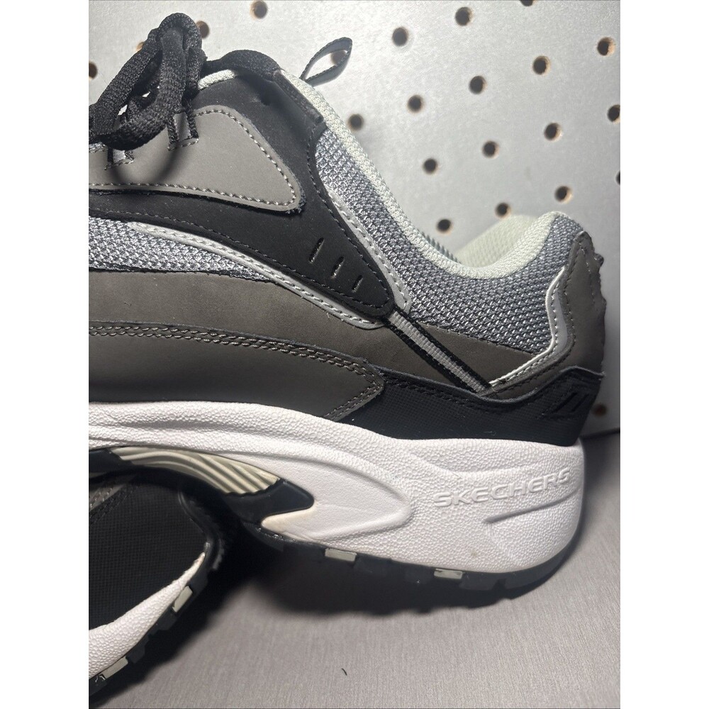 Skechers Stamina Cutback Shoes Mens Size 14 EW Extra Wide Gray Running Sneakers - Picture 10 of 14